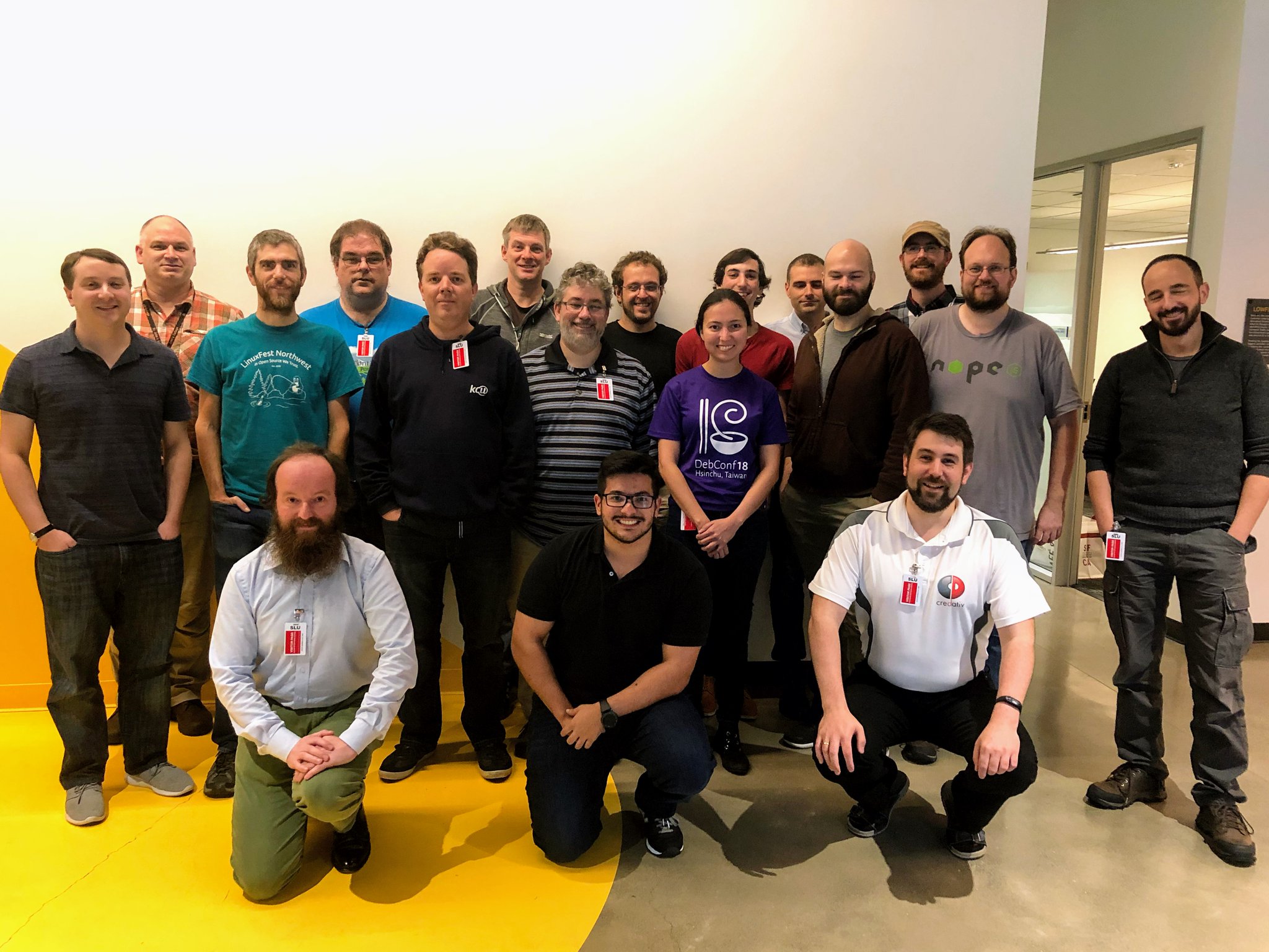 Group photo of the participants in the Cloud Team Sprint