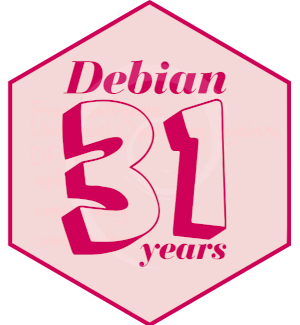 Debian 31 years by Daniel
Lenharo