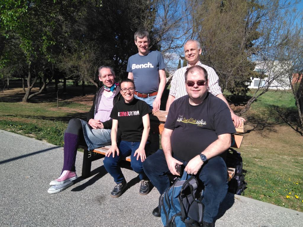 Group photo of the participants in the Web Team Sprint