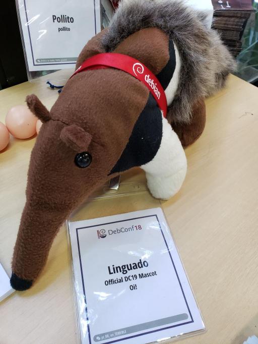 Linguado, the official #DebConf19 Mascot